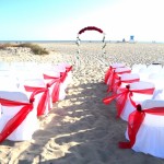 Weeding Ceremony At Coronado Beach In San Diego